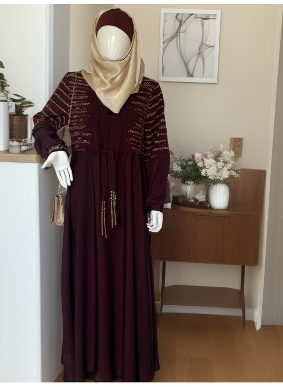 abaya moderne pour fetes