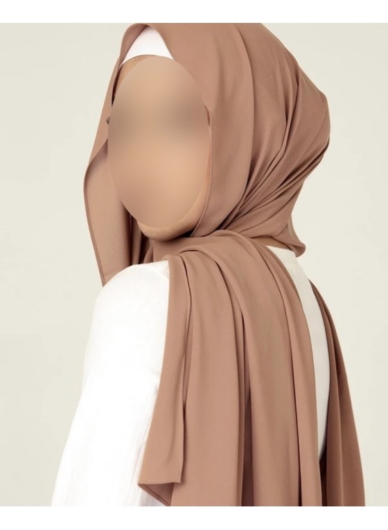 hijab mousseline crêpe