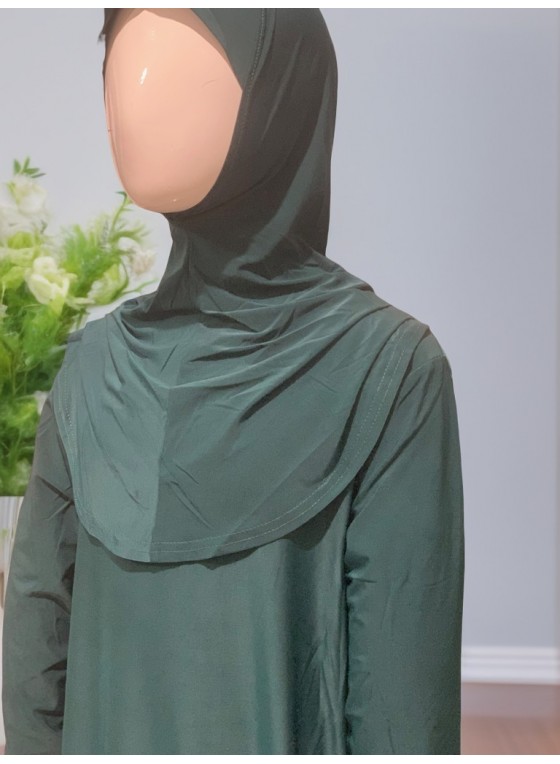 robe avec voile cousu