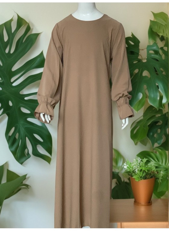 robe abaya fille soie de médine