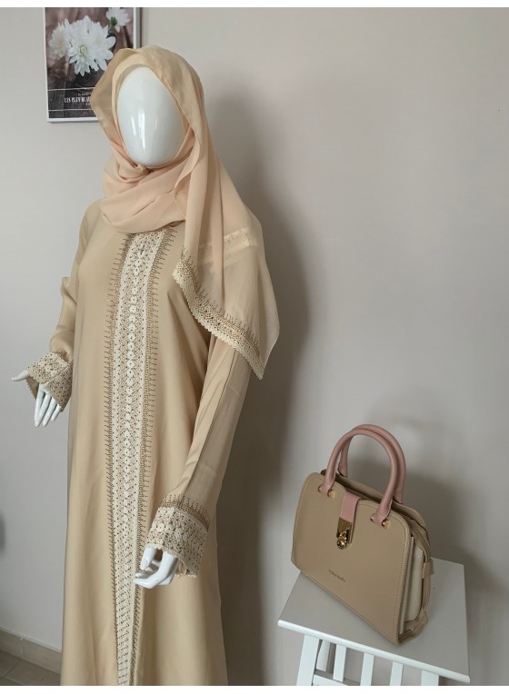 Abaya Dubaï de style traditionnel