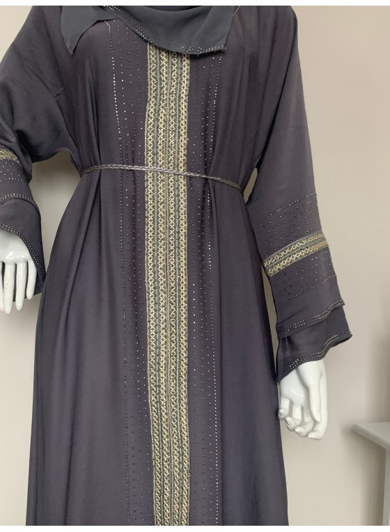 Abaya plissée Dubaï