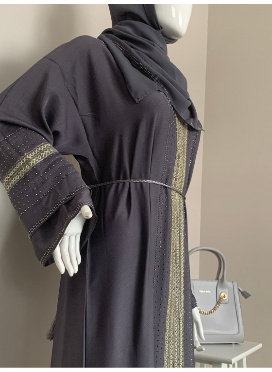 Abaya plissée de qualité