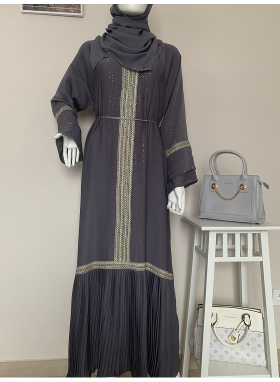 robe Dubaï avec strass